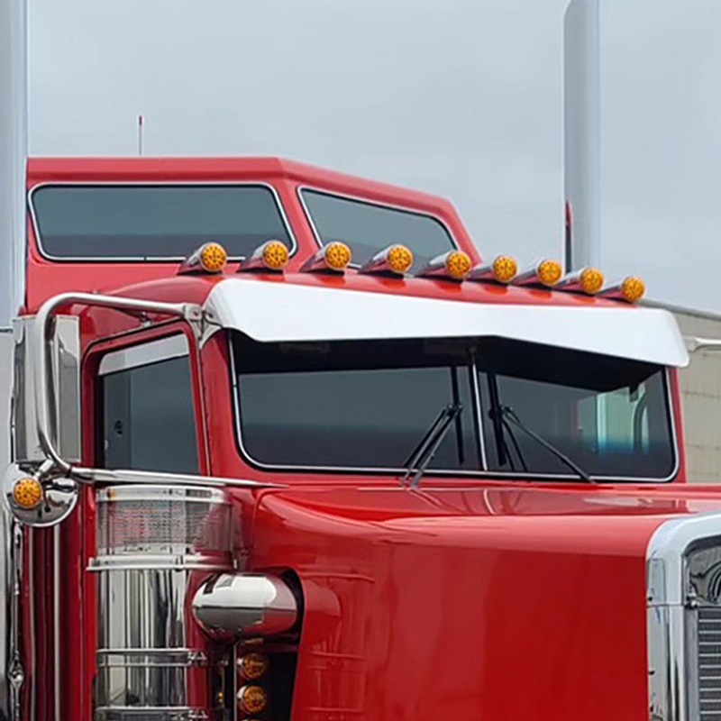 2 Piece Window Bus Glass For 2004- Older Style Kenworth W900B, W900L W/ Flat Glass