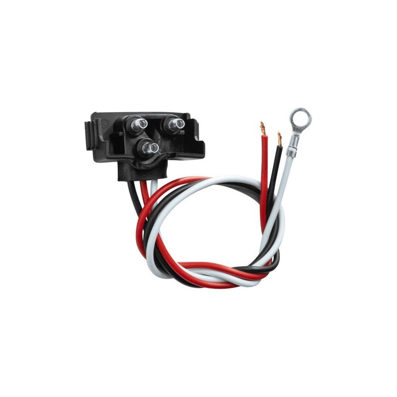 #34216P 3 Wire Pigtail With 3 Prong Right Angle Plug – 12 Lead (Bulk) (1 piece)