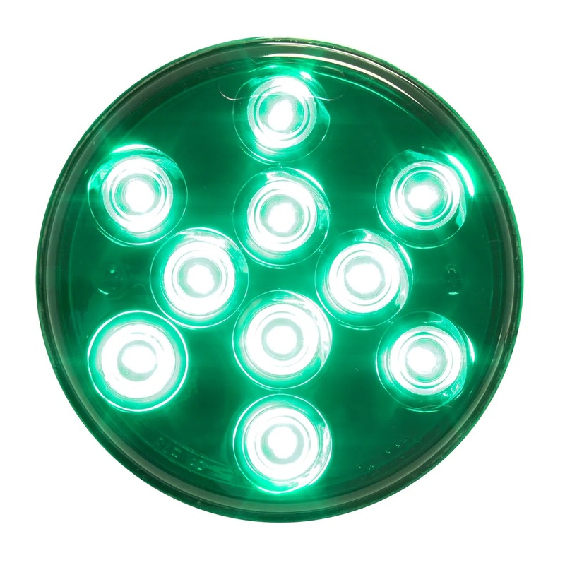 4 MEGA 10 PLUS GREEN 10 LED SEALED LIGHT
