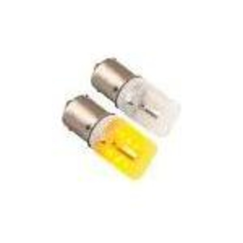 70685 #1157 AMBER 21 LED W/CERAMIC TOWER LIGHT BULBS, 12V/24V