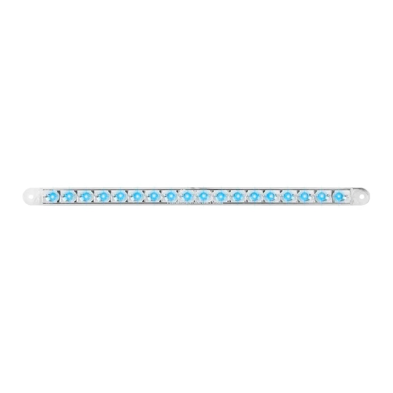 74786 12 PEARL BLUE/CLEAR 18LED LIGHT BAR, 3 WIRES