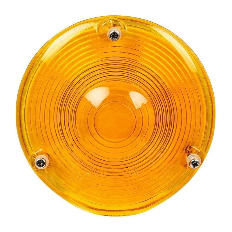 84070 4 AMBER CLASSIC GLASS LENS FOR COMBINATION LIGHT