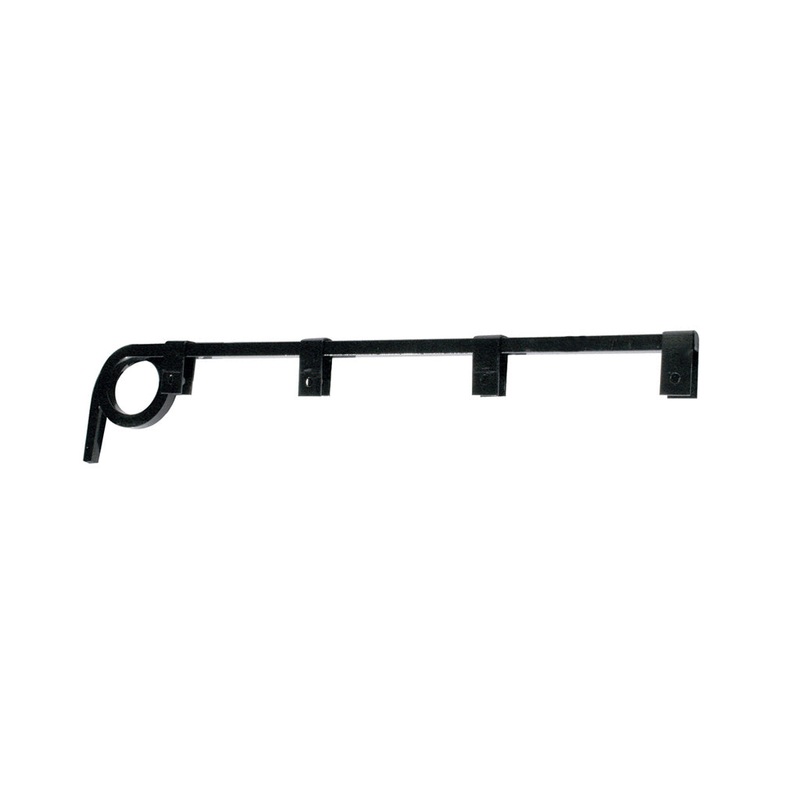 Black Straight Mud Flap Hangers – 1 Coil (Pair) #10625