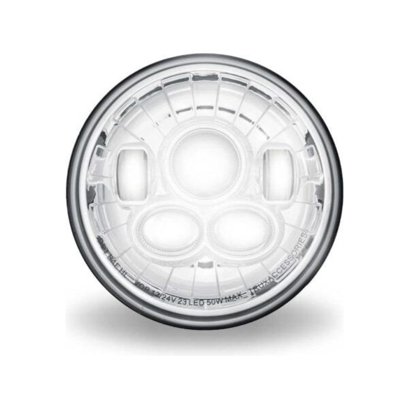 TLED-H96 7 LED Projector Headlight  Combination High & Low Beam | 6200 Lumens