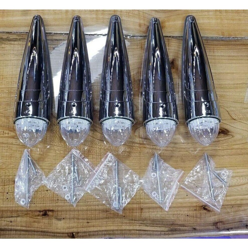 Watermelon Grakon 1000 Cab 19 clear Amber LED Truck (Set of 5) #39824