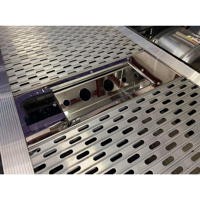 #9002 11 GAUGE STAINLESS (NEW STYLE SLIDE IN) RECESSED Airline BOX (DOUBLE ELECTRIC) DUAL AIR (FOR MERRITT DECK PLATES)