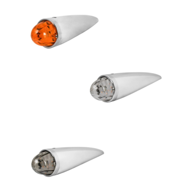 Classic Watermelon LED Cab Light with Chrome Plastic Housing sealed led (Choose Color)