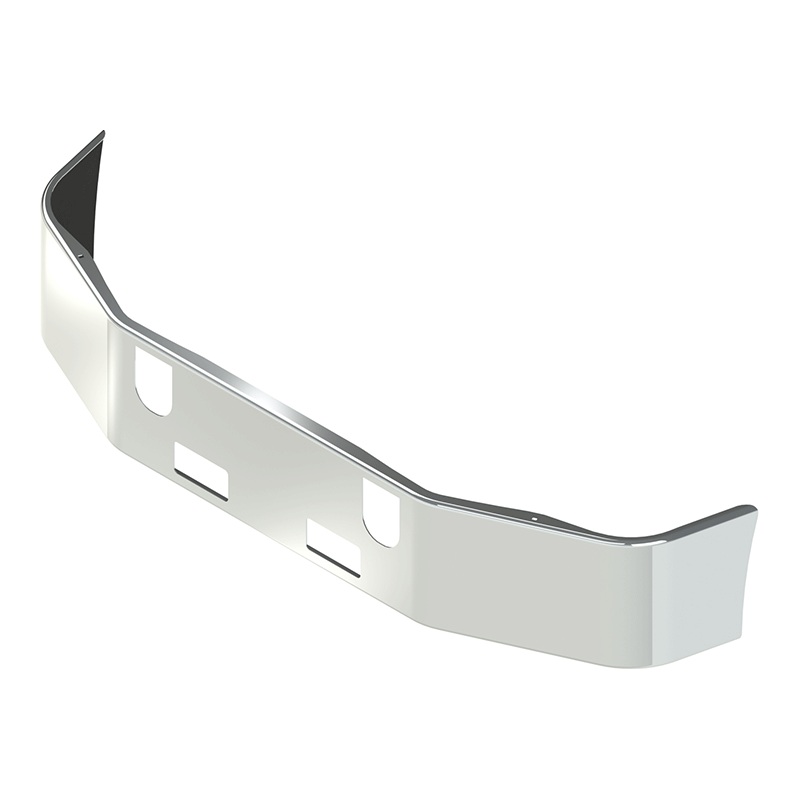 E-GL-2010-15 14” MACK 613 SET BACK AXLE BUMPER W/ FOG LIGHT & STEP HOLES