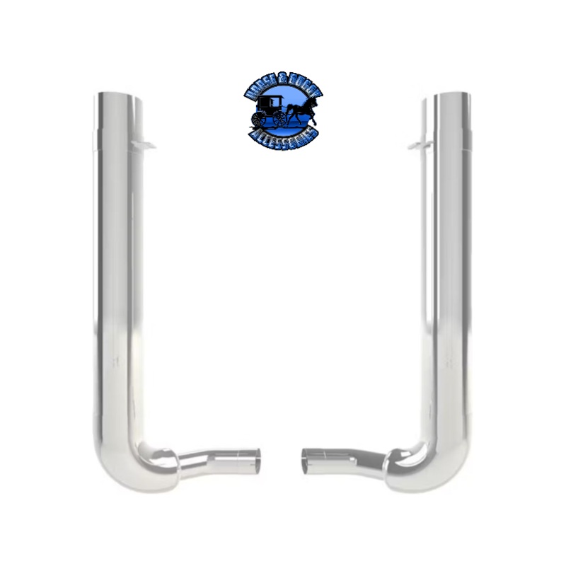 #KC-Q705048CP Dynaflex 7 reduced to 5 kw 900b exhaust kit with 48 quiet spools and over the frame elbows and clamps