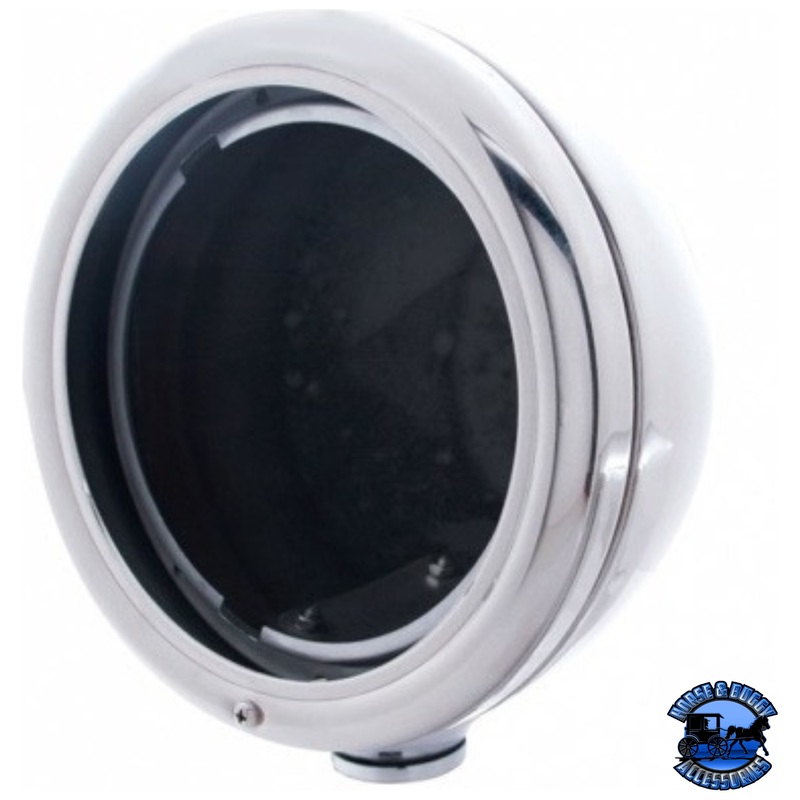 STAINLESS STEEL CLASSIC HEADLIGHT HOUSING – NO TURN SIGNAL #30368