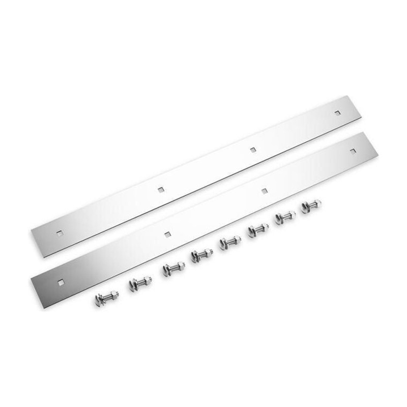 #10426   2” X 24” POLISHED STAINLESS TOP FLAP ACCENT TRIMS W/HARDWARE