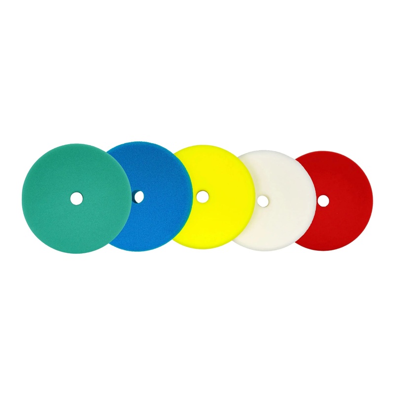 6 Foam Pads for Metal and Paint Polishing (Choose Color)