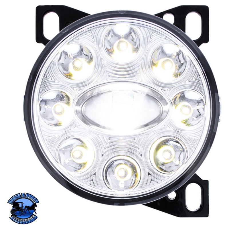 9 LED PROJECTOR FOG LIGHT WITH LED POSITION LIGHTS FOR PETERBILT 579/587 & KENWORTH T660 (Choose Color)