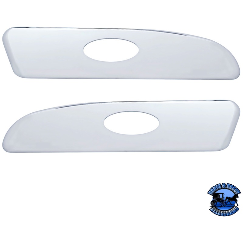 CHROME PLASTIC INTERIOR DOOR PANEL TRIM FOR PETERBILT 389 (2008+), 388 (2008-2014), 387 (2006-2010), 386/384 #41239