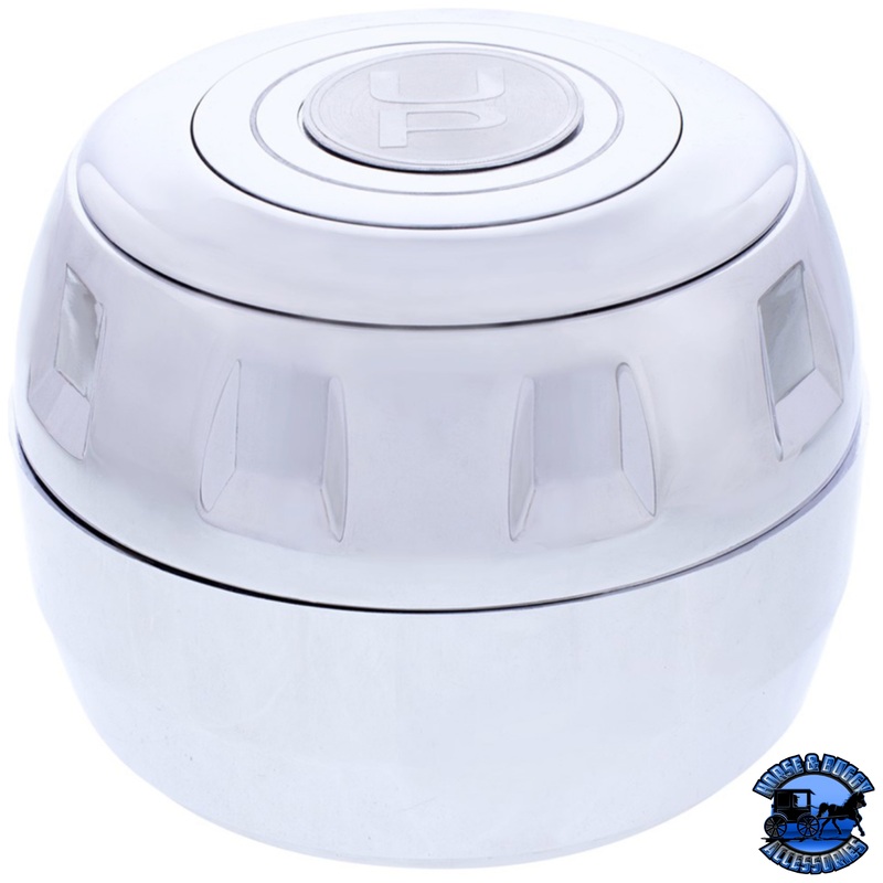 CHROME STEERING WHEEL HUB & HORN BUTTON KIT FOR 2014-2024 KENWORTH T680 & PETERBILT 579 #88292