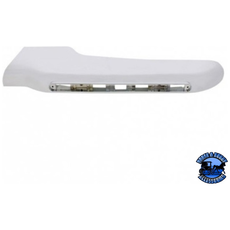 FRONT FENDER COVER WITH LED CUTOUT FOR PETERBILT 388 (2008-2015) & 389 (2008-2023) (Choose Side)