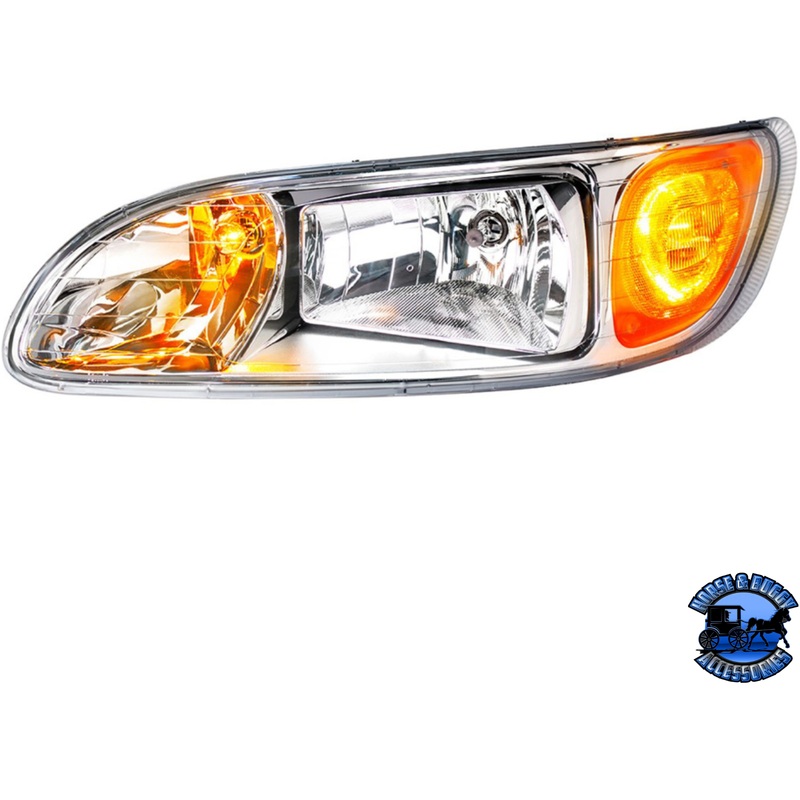 HEADLIGHT FOR 2008+ PETERBILT 382/384/386/387 (Choose Side)