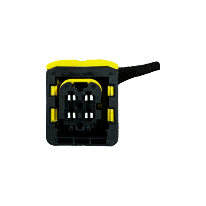 PL-20116 Square 4 PINS Hardness Wiring Pigtail / Fits Nitrogen Oxide Sensor NOX Sensor (Fort Black color Socket model) Bosch Cummins