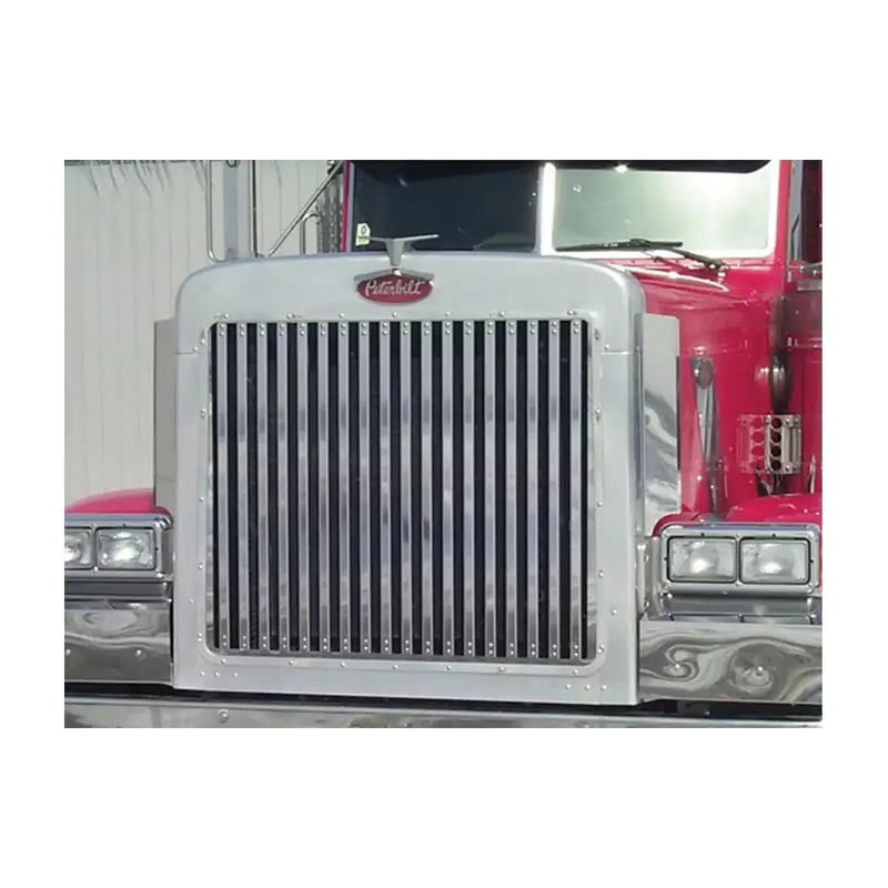 RW-35100 Grille Insert W/ 18 Vertical Bars for Peterbilt 379 Extended Hood