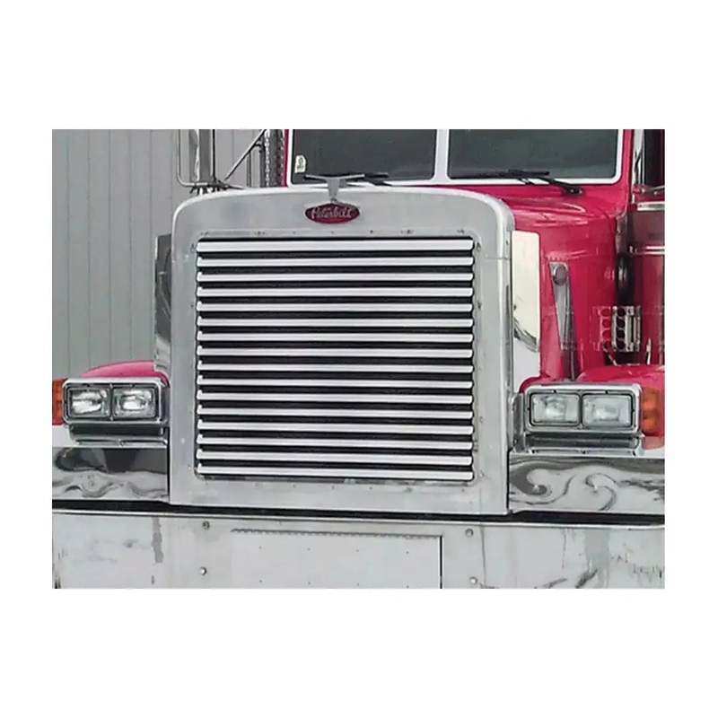 RW-35102 Grille Insert W/ 16 Louver-Style Bars for Peterbilt 379 Extended Hood