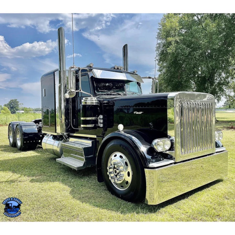 STAINLESS 20 INCH MULTI-FIT BLIND MOUNT BUMPER WITH MITERED ENDS W/SHORT SIDE RADIUS #c950001-20mt-1