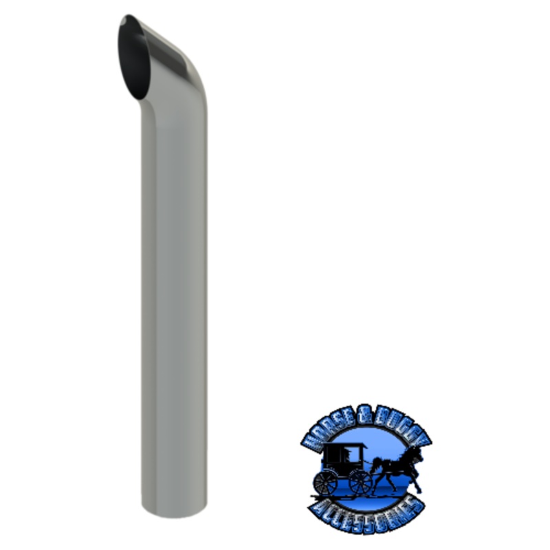 608A-064-1103 8×64 West Coast Curved Exhaust Stack