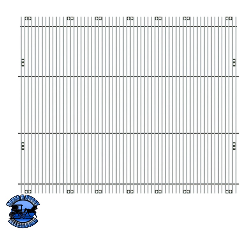 ALUMINUM BILLET STYLE GRILLE INSERT WITH VERTICAL BARS FOR PETERBILT 379 EXTENDED HOOD #21185