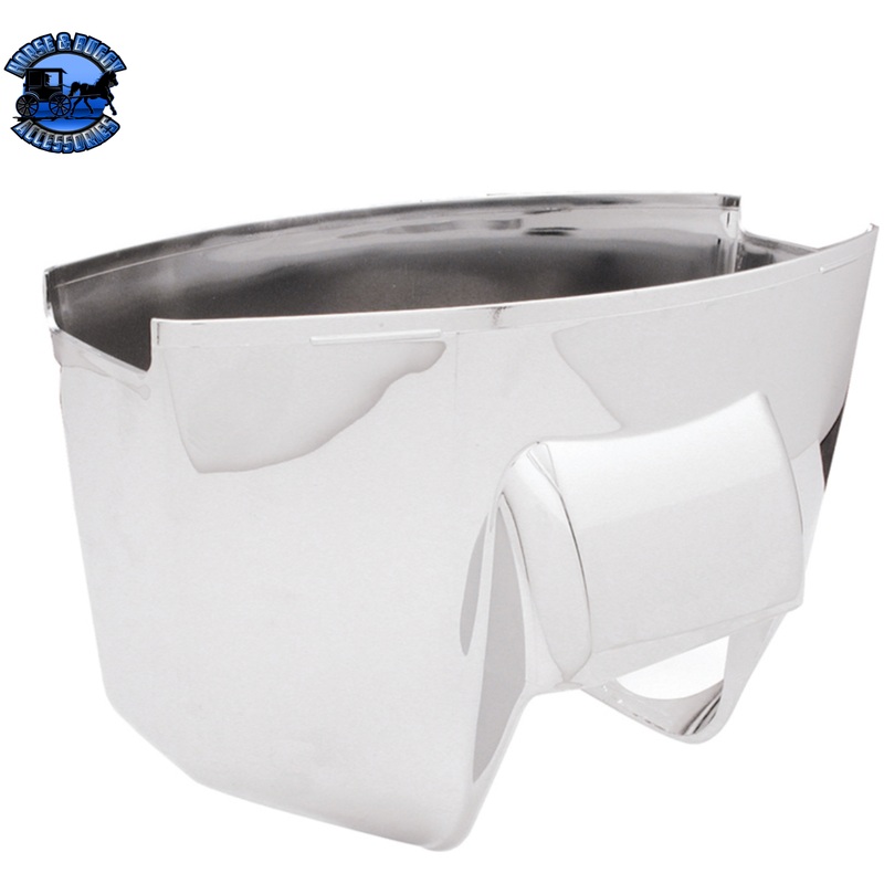 CHROME UPPER STEERING COLUMN COVER FOR 1997-2001 KENWORTH W900/T800 AND PETERBILT 379/378 #40905