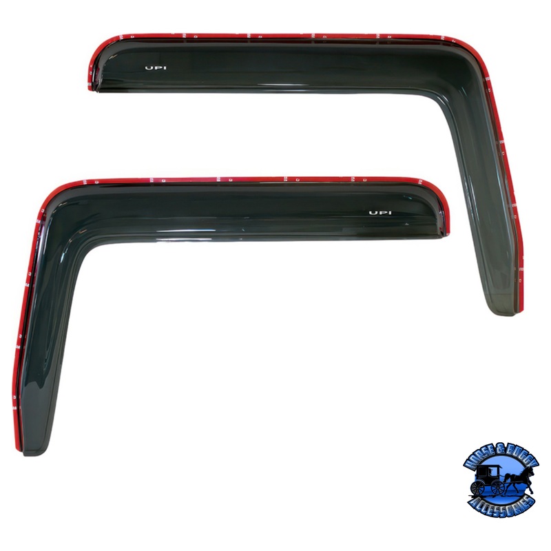 WINDOW VENT VISOR FOR PETERBILT 379 – SMOKE (PAIR) #91500