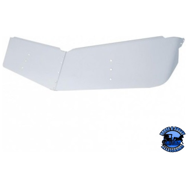 13 STAINLESS LOW ROOF DROP SUNVISOR FOR 2004-2007 PETERBILT 379 WITH LOW ROOF #28008