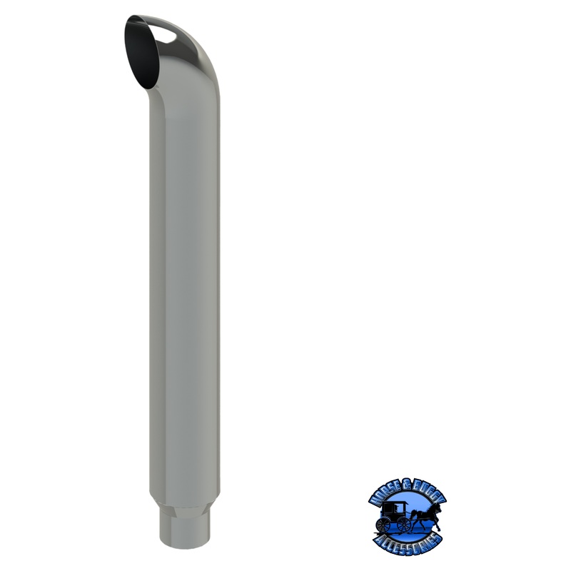 206B-024-1103 6 Reduced to 5 Curved Exhaust Stack – 24 Long