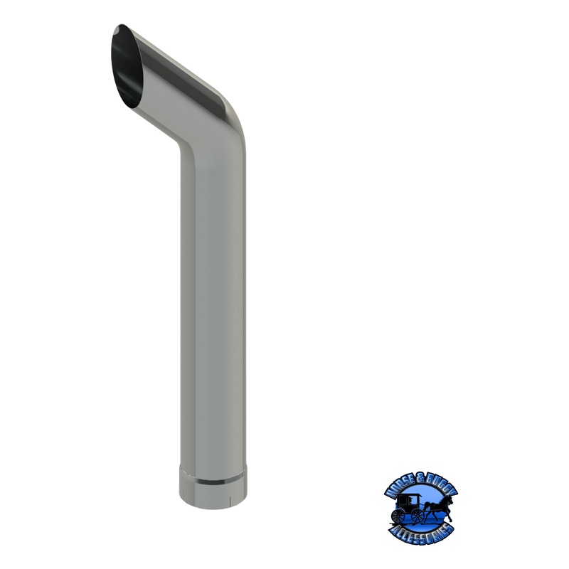 305C-036-1103 5×36 Bullhorn Exhaust Stack – Expanded End