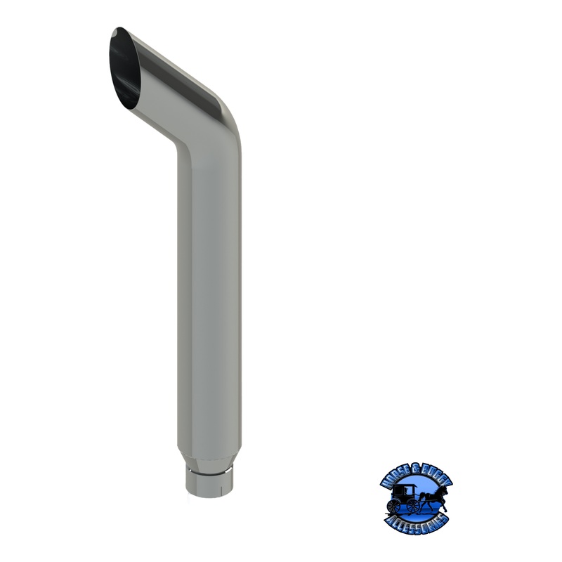 308D-036-1103 8×36 Bullhorn Exhaust Stack – Reduced to 5 and Expanded ID