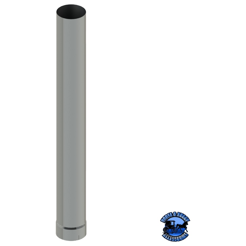 405C-084-1103 5×84 Flat Top Exhaust Stack – Expanded End