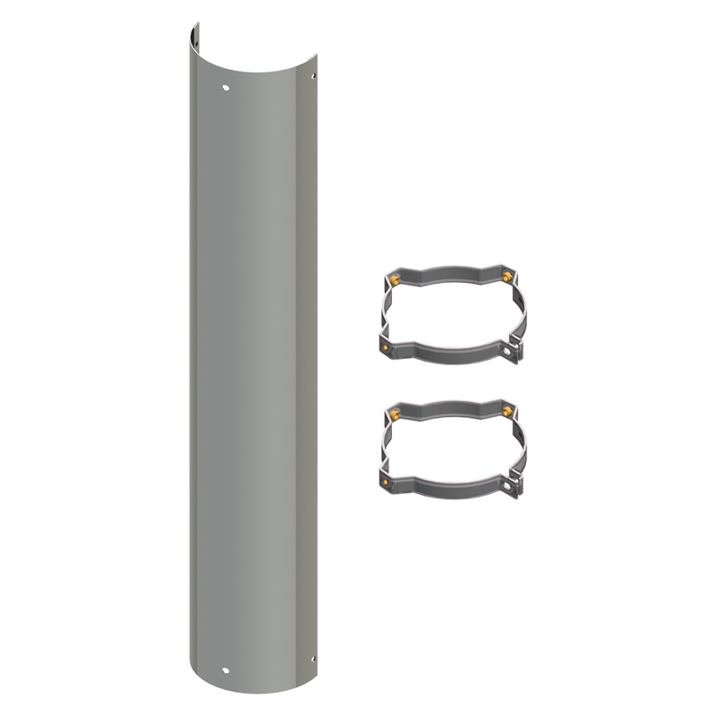 KSJ07-048-5103 7 Solid Heat Shield – Chrome