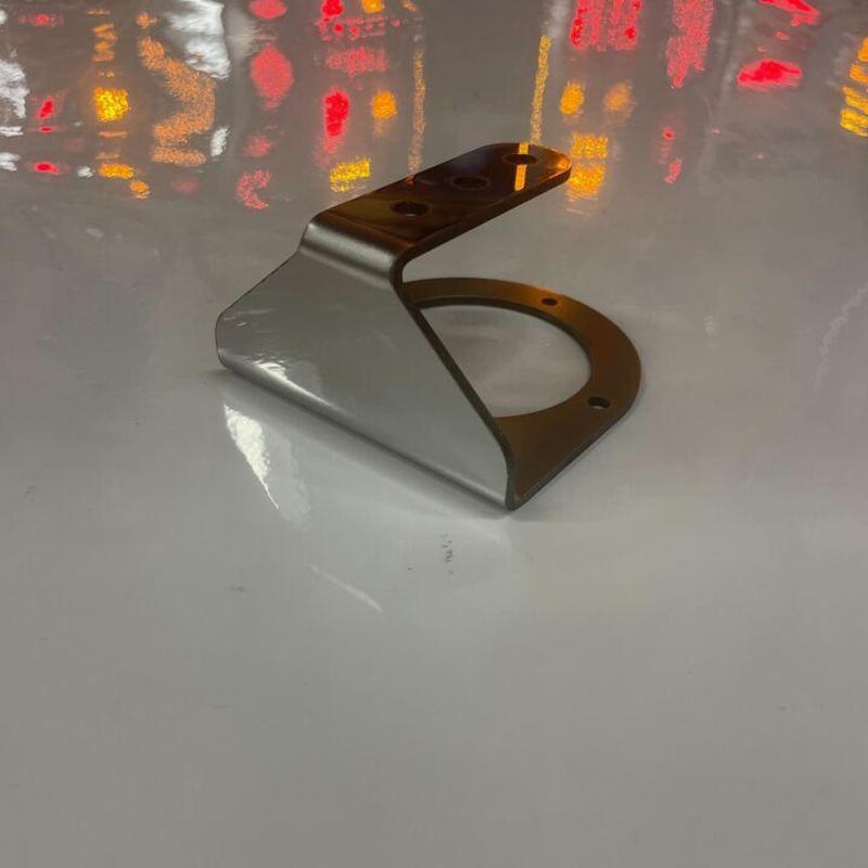 SS-1065  angled FACING DOWN watermelon mirror bracket; 304ss sold in indiviudually