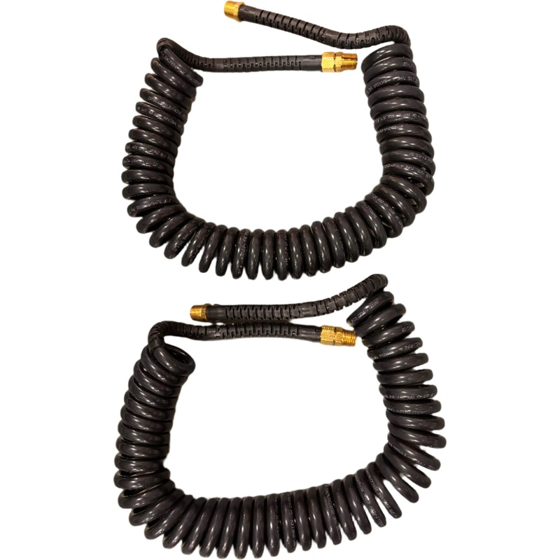114-485 (20 ft. long) 40mm Diameter, (Pair) (12 leads) Black Grips