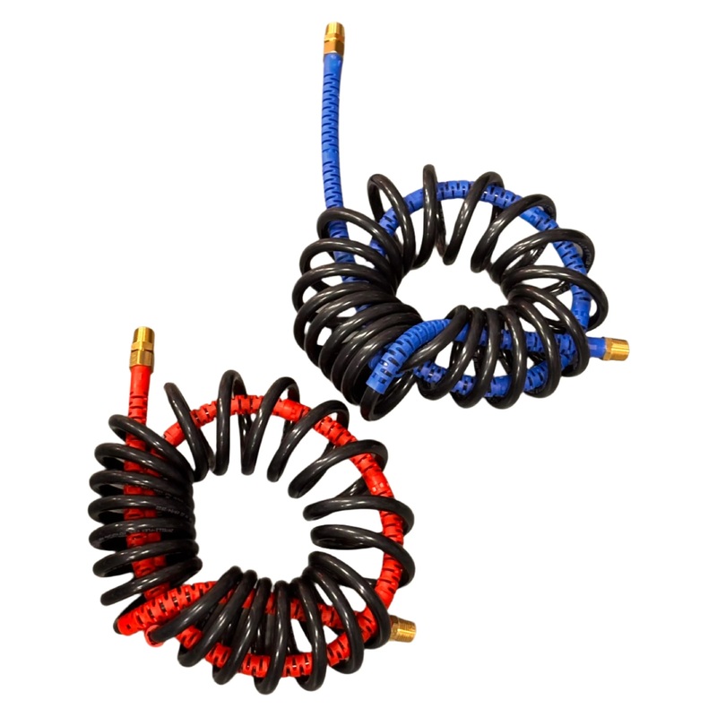 #117-454 (15 ft. Long) 70mm Diameter, (Pair) Red/Blue Grips