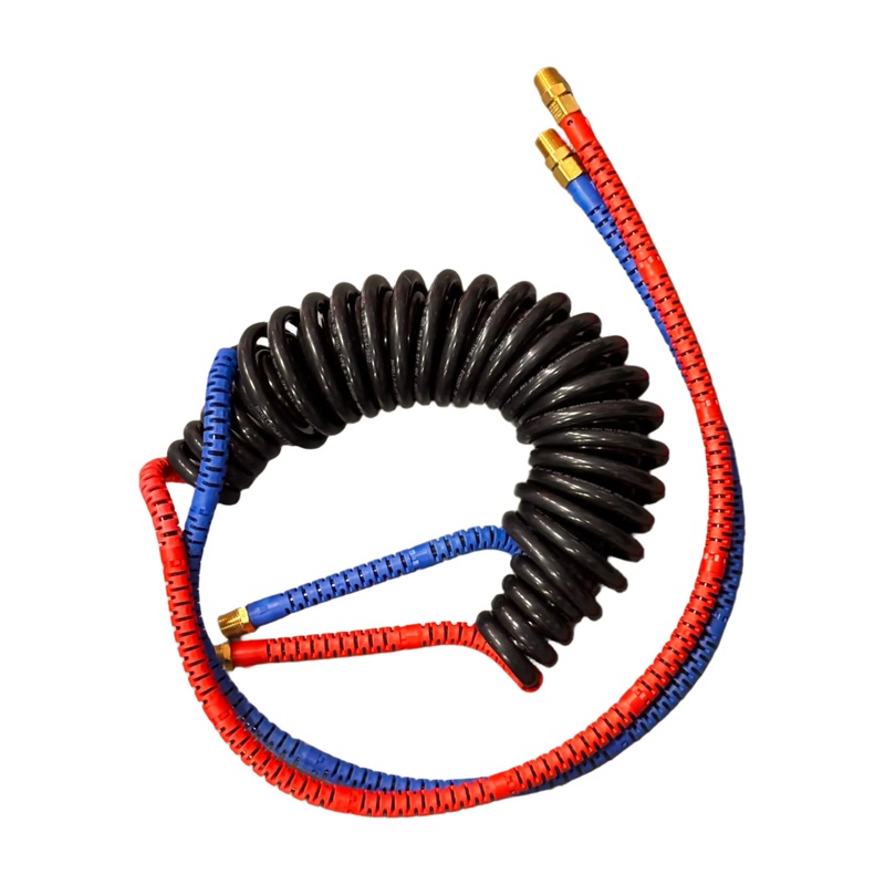 119-444 09-055000134 COMPACT COIL IN COIL (15 ft. Long) Red & Blue Grips, 40 Leads