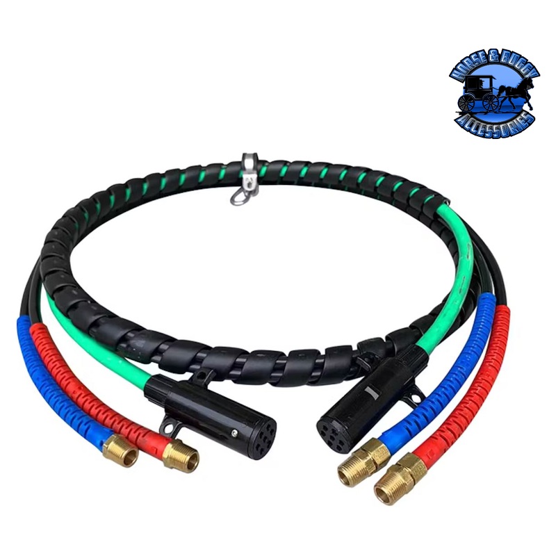 313-1224 3-n-1 Assembly (12 Ft. Long) ABS, Nylon Plugs, Red & Blue Grips