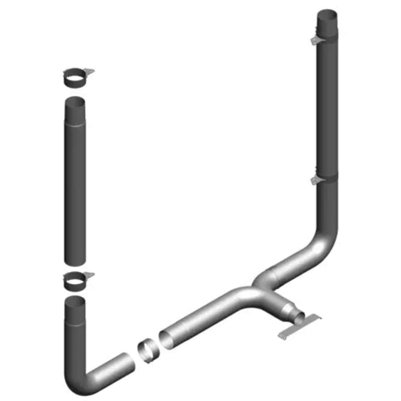 P379-5-03 Post-2003 5 Kit w/ Large Diameter Y Pipe