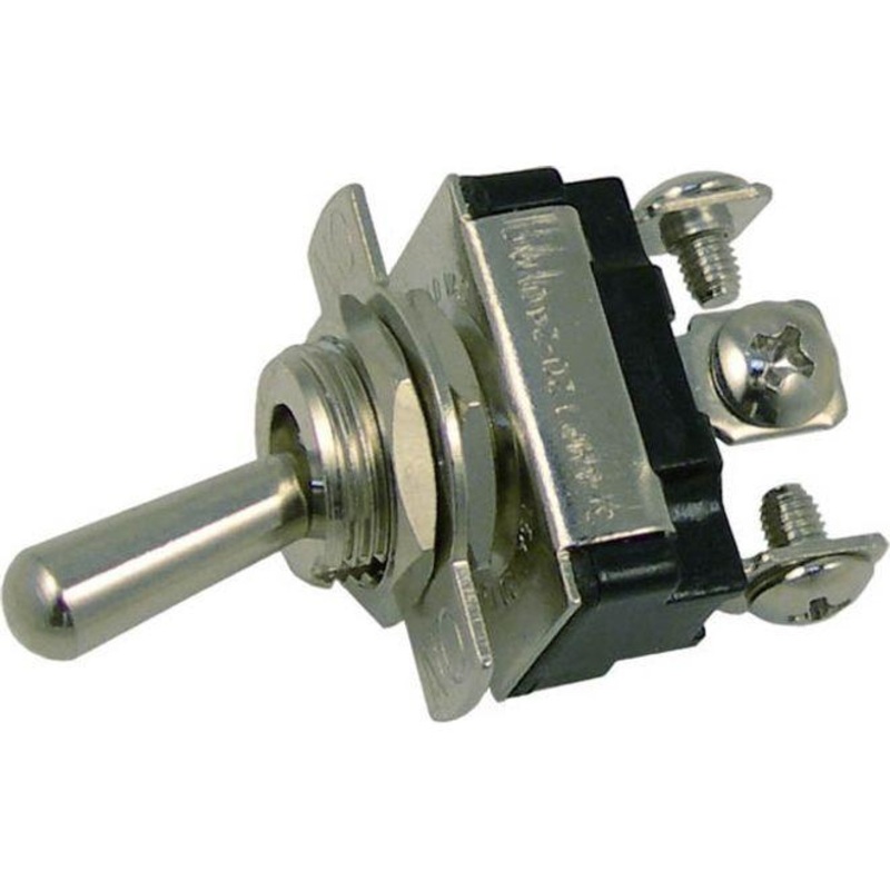 PMV5546PT Heavy Duty Toggle w/3 Screw Terminals 15 Amp 12V S.P.D.T On/Off/On 1 Pc.
