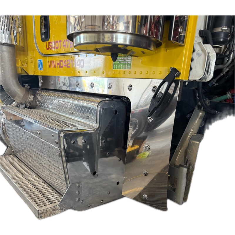 #M-27179 Peterbilt 389 (short hood only) 1 piece cab cowl 3 tall (3/4 light holes 6 spacing)