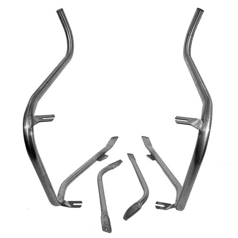 PFT-MB-CM-SS-589 12 Guage Peterbilt (POLISHED SS) Mirror brackets (CAB MOUNT) 589 (Sold in pairs)