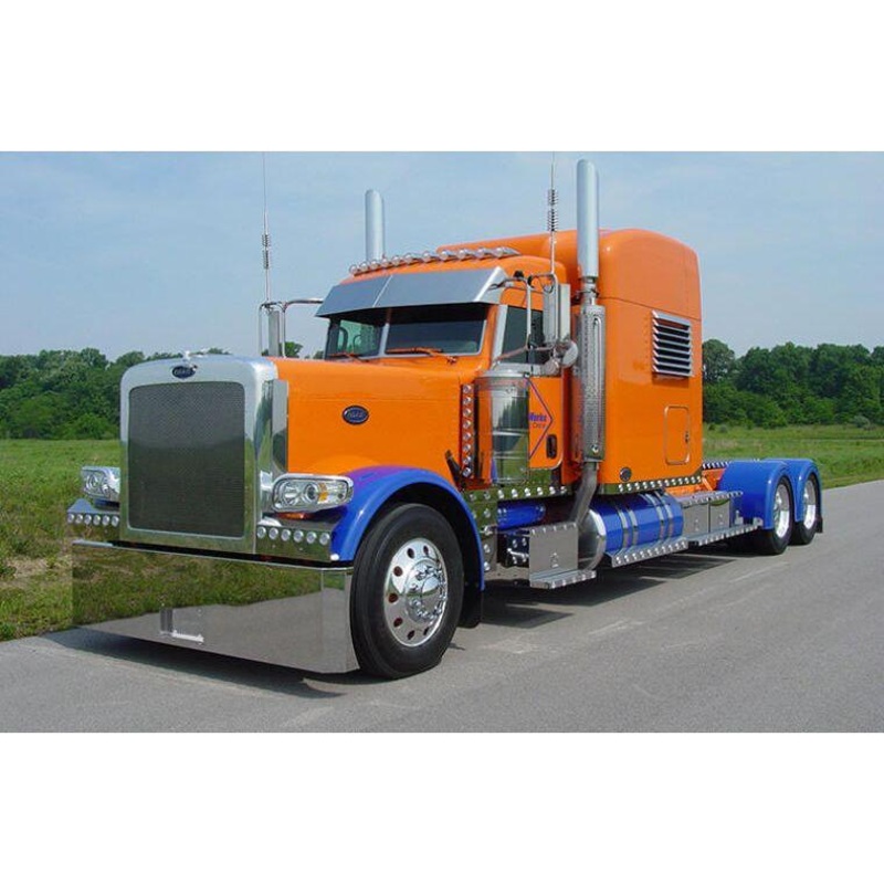 rw-C950001-18MT-1R 18 INCH MULTI-FIT BLIND MOUNT BUMPER MITERED ENDS SHORT RADIUS recessed license plate holder C950001-18MT-1R