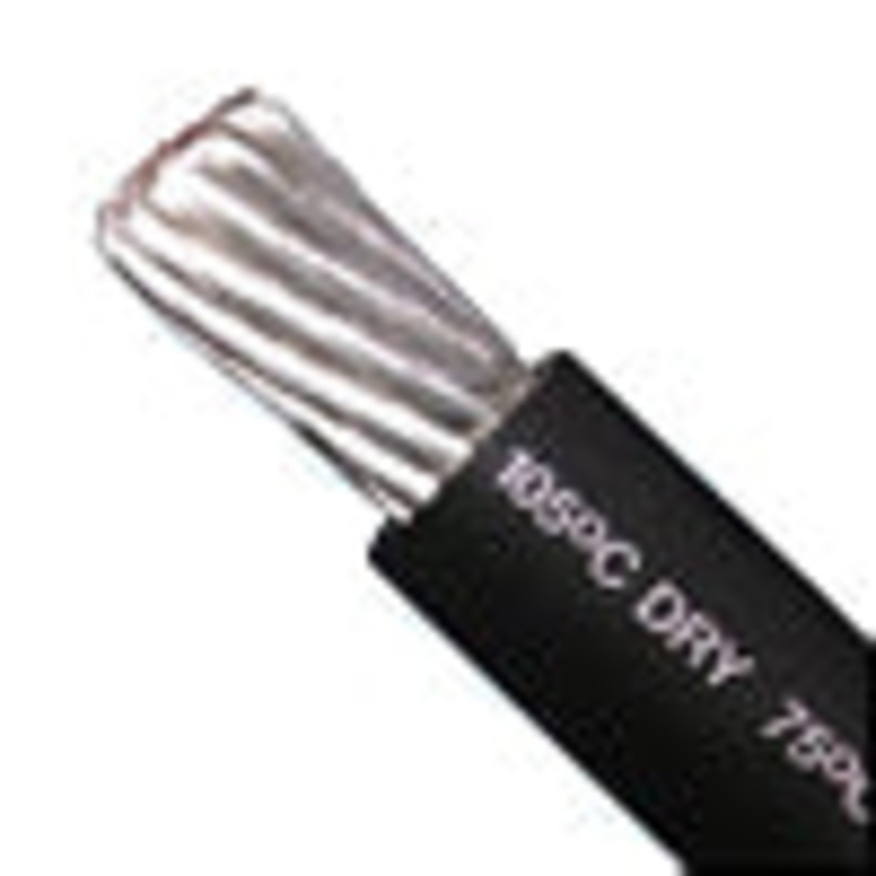 2/0 Ul Batt Cable Tinned Blk – 1 Ft