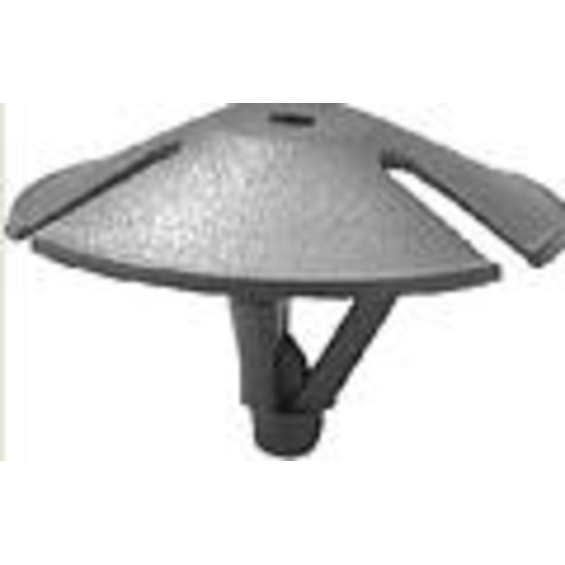 Black Nylon Hood Insulation & Fender Shield Retainer Head Diameter 1-5/16, Stem Diameter 3/8, S