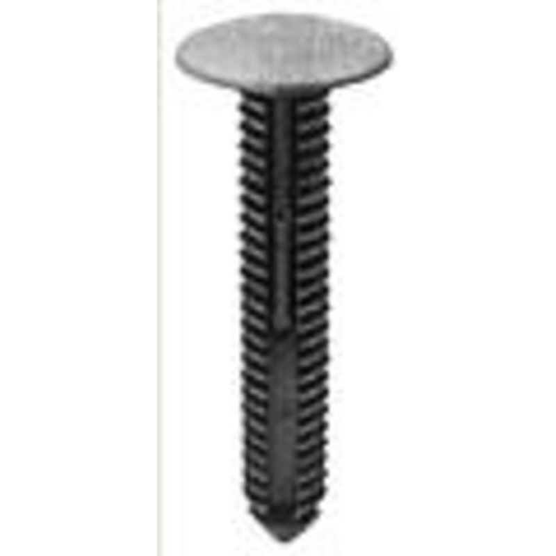 Black Nylon Mud Flap Retainer Head Diameter 11/16, Stem Diameter 5/16, Stem Length 1-3/4 Ford