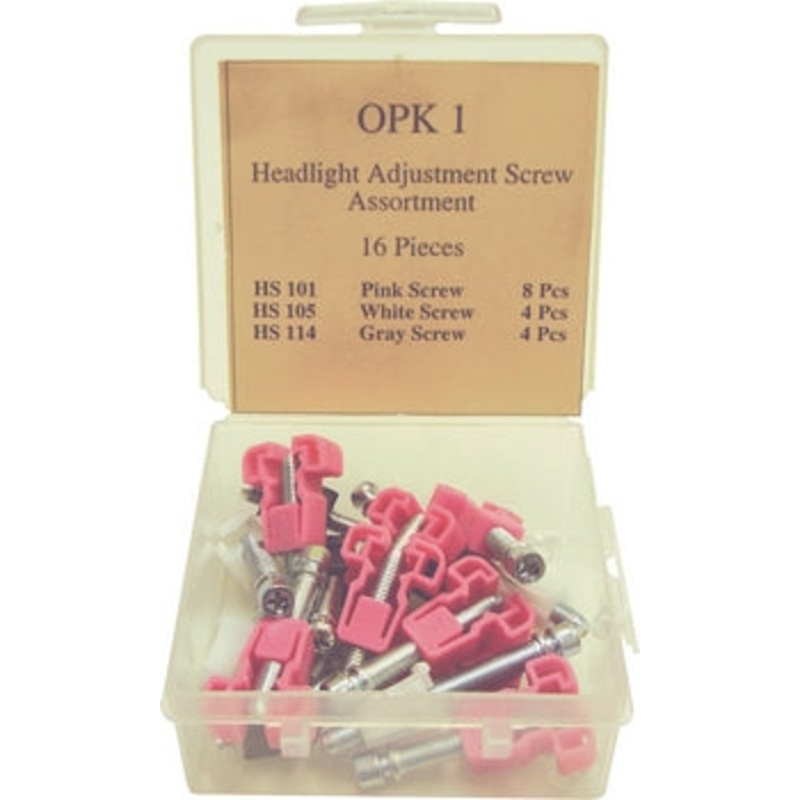 Headlight Adjusting Screw Assortment (16 Pcs)