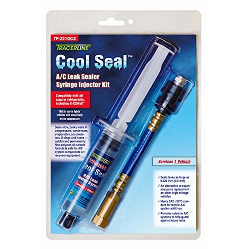Tracerline Spectronics TP-2210CS Cool Seal A/C Leak Sealer Syringe Injector Kit